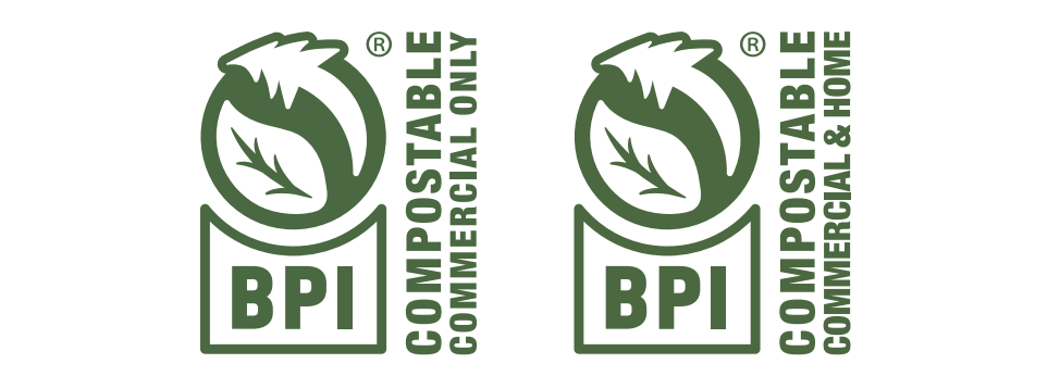 BPI Compostable — label examples