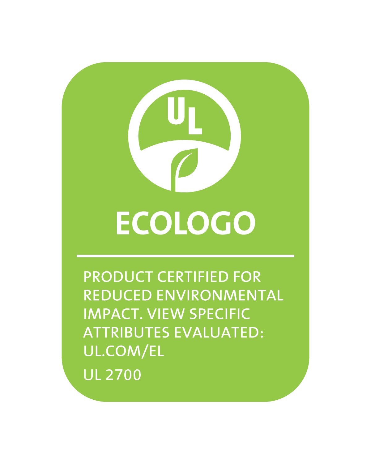 UL ECOLOGO — example layouts