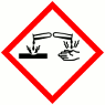 GHS Corrosion — hazard pictogram