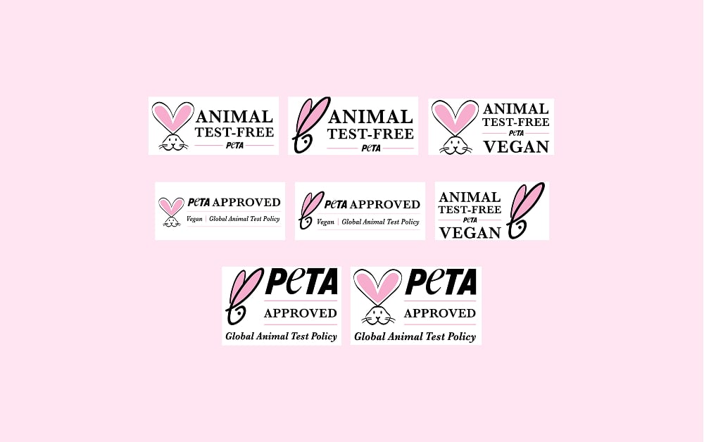 PETA Cruelty-Free — label examples